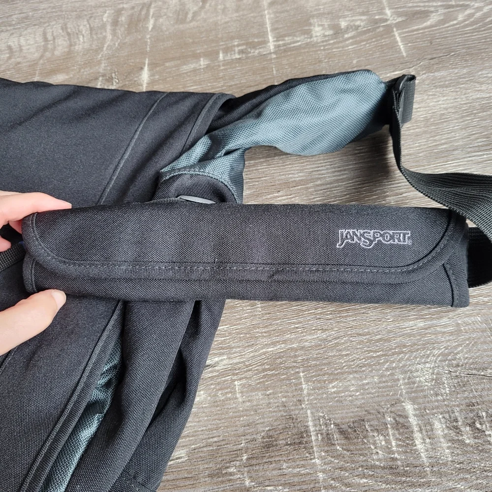 JANSPORT Black Grey Blue Messenger Bag One Size